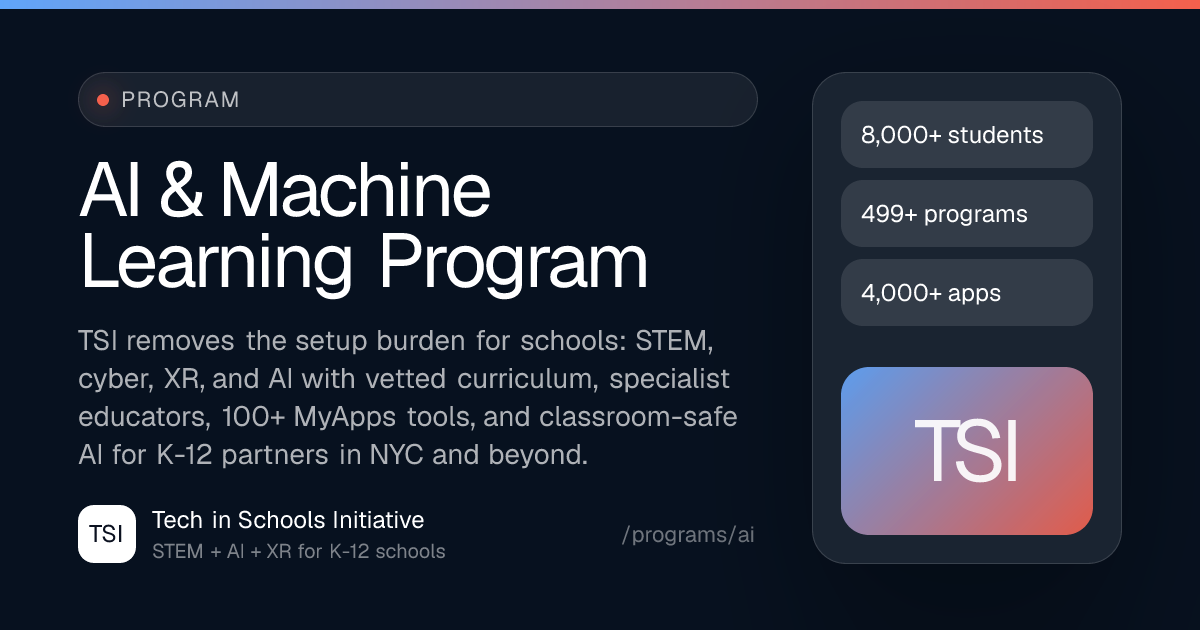 AI & Machine Learning Program | TSI